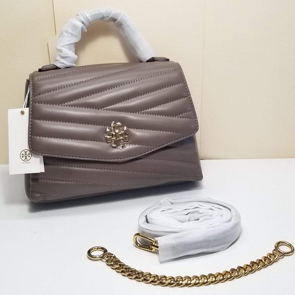 (SOLD) ToryBurch Kira Chevron Top-Handle Satchel